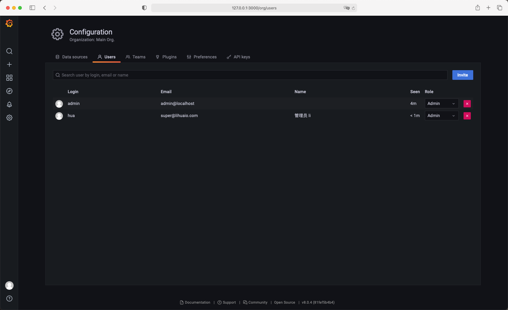 grafana ldap login